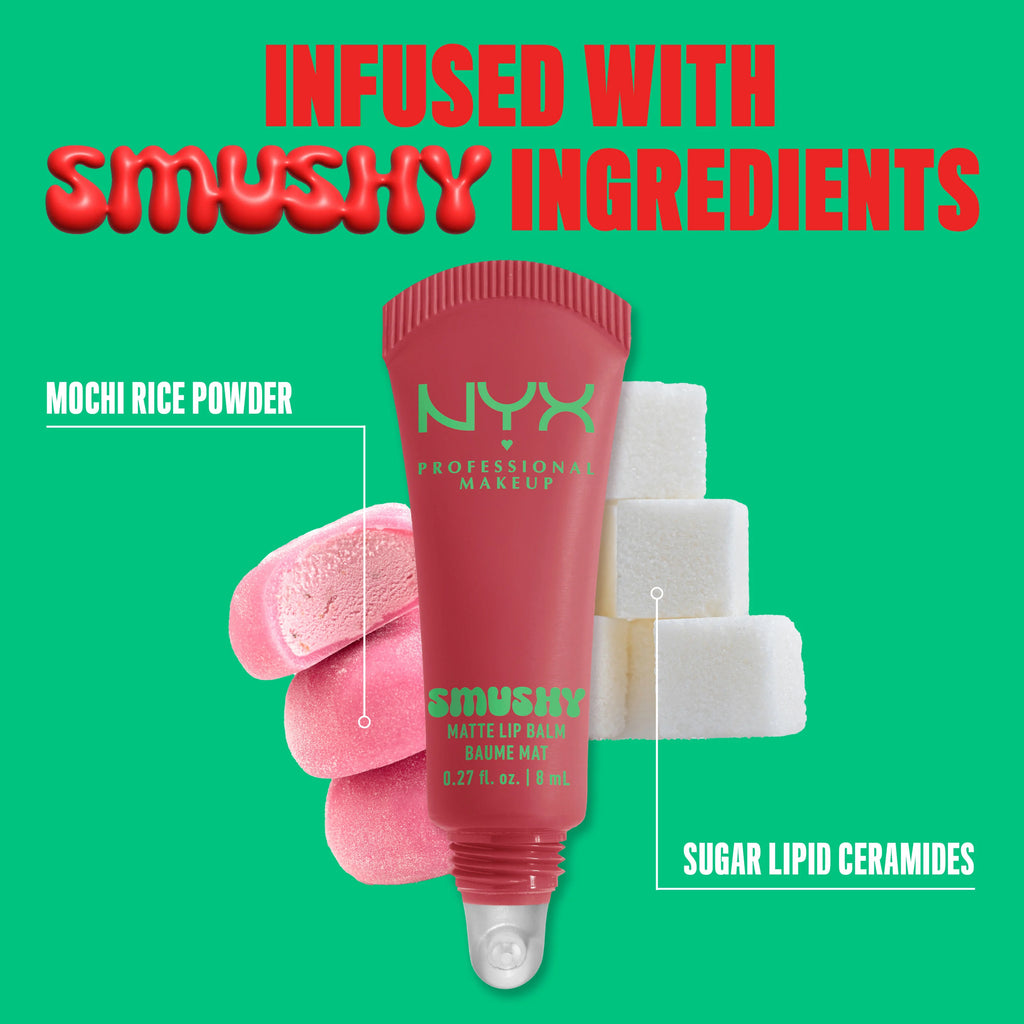 Nyx Smushy Matte Lip Balm.