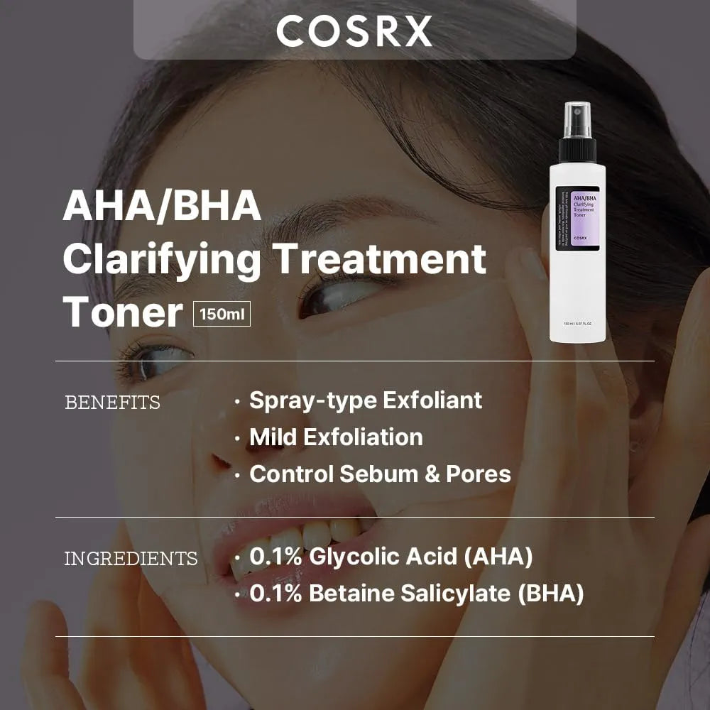 Cosrx AHA/BHA Tonico Clarificante.