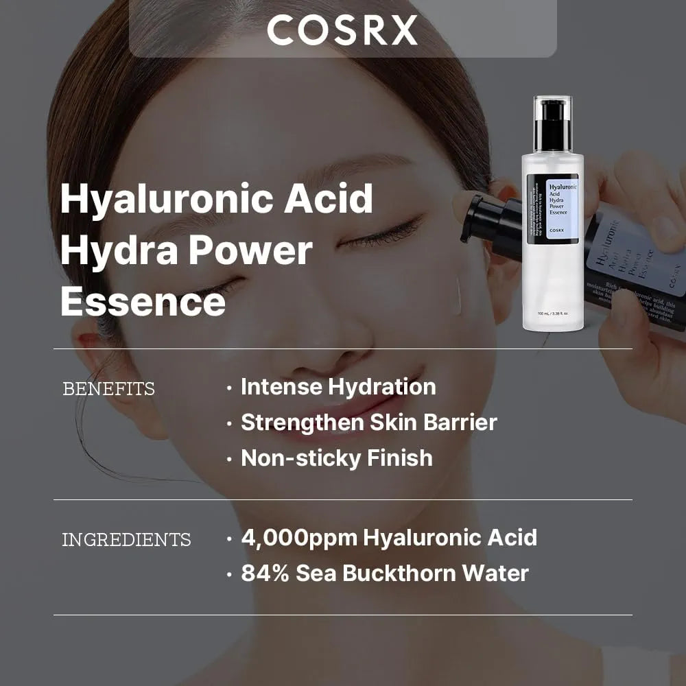 Cosrx Hyaluronic Acid Hydra Power Essence.