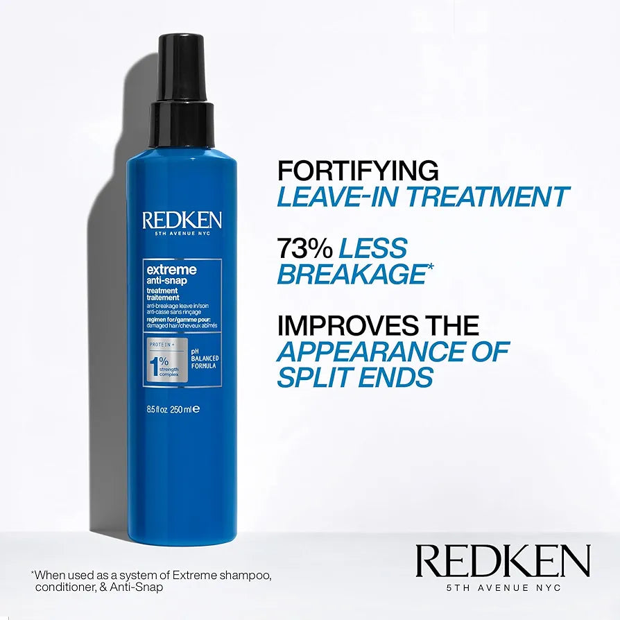 Redken Extreme Anti-Snap Tratamiento Fortalecedor Antirrotura Capilar Sin Enjuague.