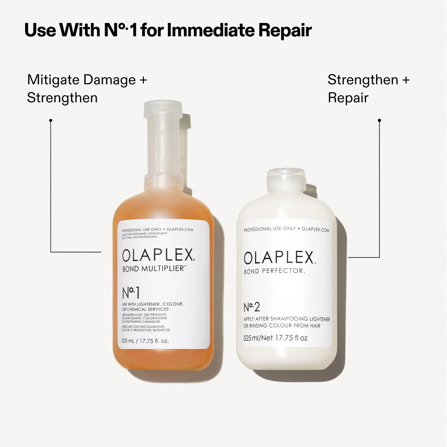 Olaplex Duo Reparador y Reconstructor Capilar Profesional Pasos N°1 + N°2. (venta por porciones)