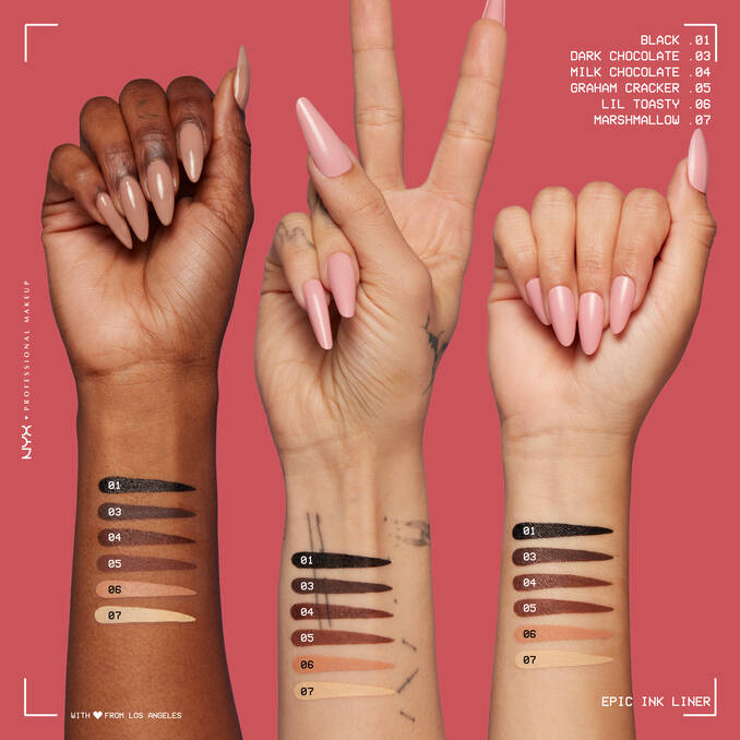 Nyx Epic Ink Liner Delineador De Ojos Líquido A Prueba De Agua.