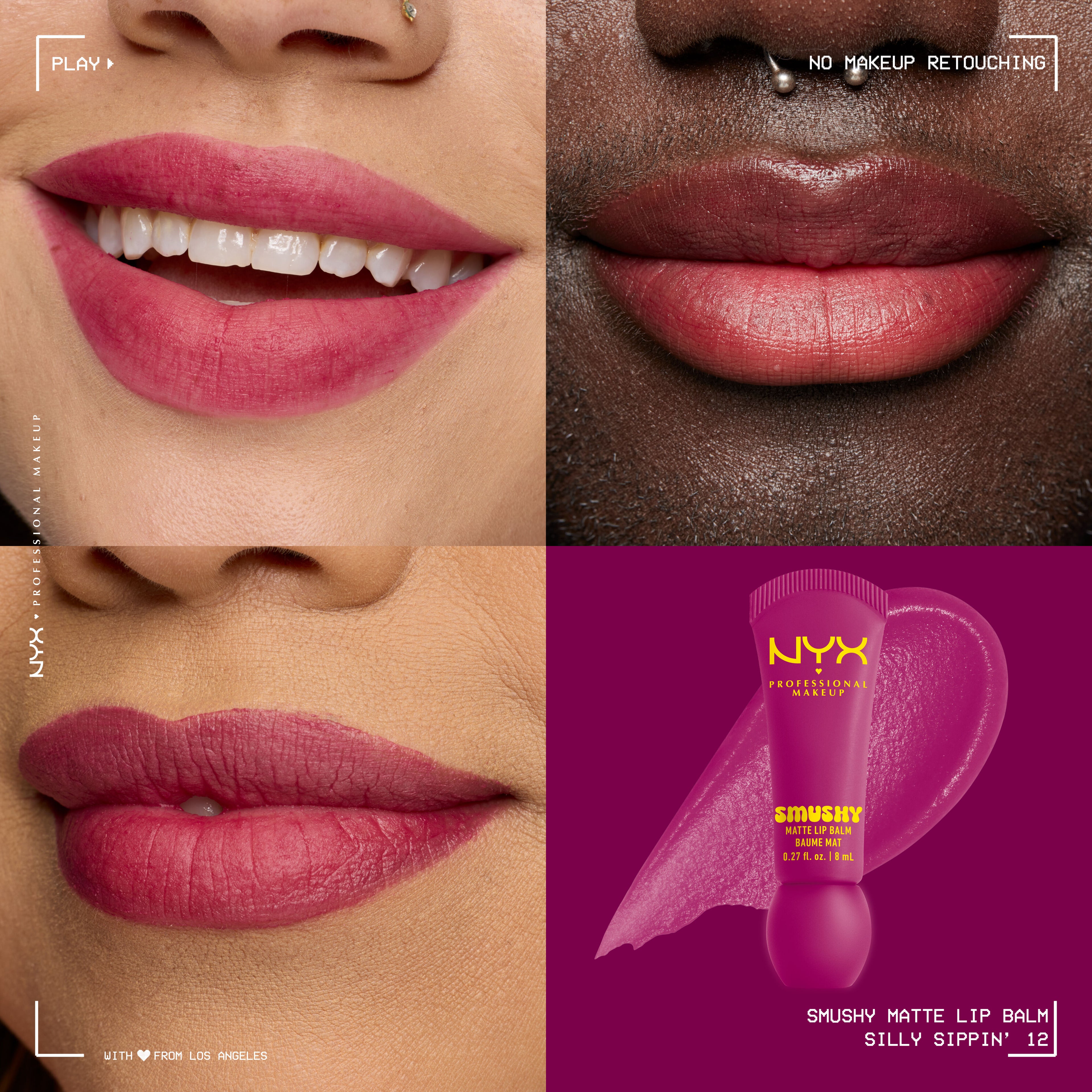 Nyx Smushy Matte Lip Balm.