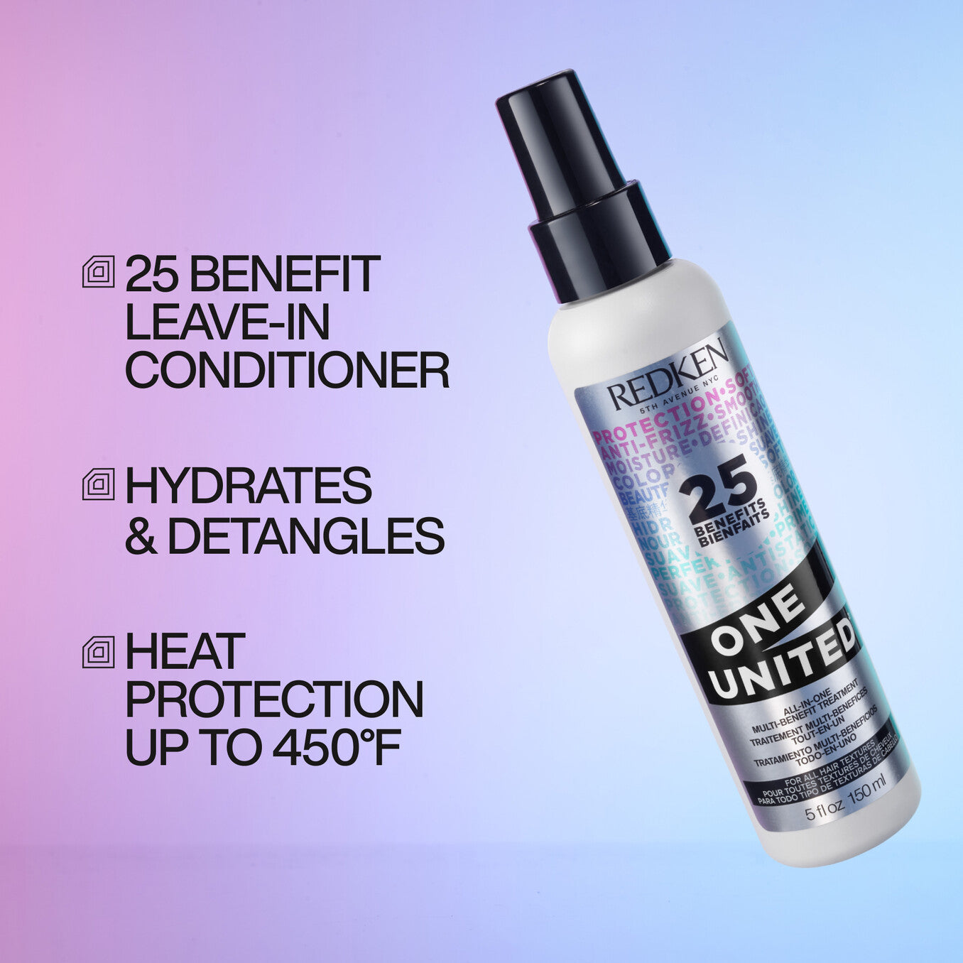 Redken One United Tratamiento Sin Enjuague 25 Beneficios.