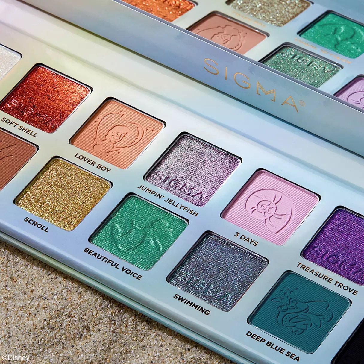 Sigma Paleta de Sombras Disney The Little Mermaid.