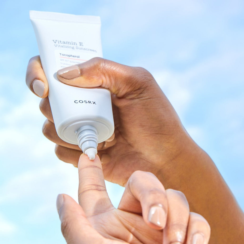 Cosrx SPF50+ Con Vitamina E Protector Solar Vitalizante.