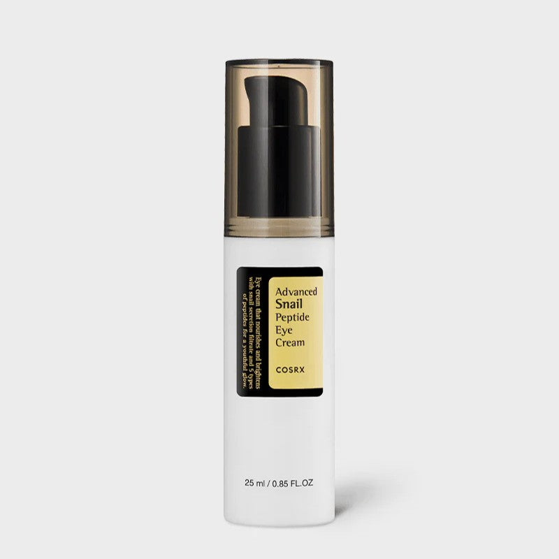 Cosrx Advanced Snail Peptide Eye Cream Aclara Hidrata y Reduce las Lineas de Expresión.