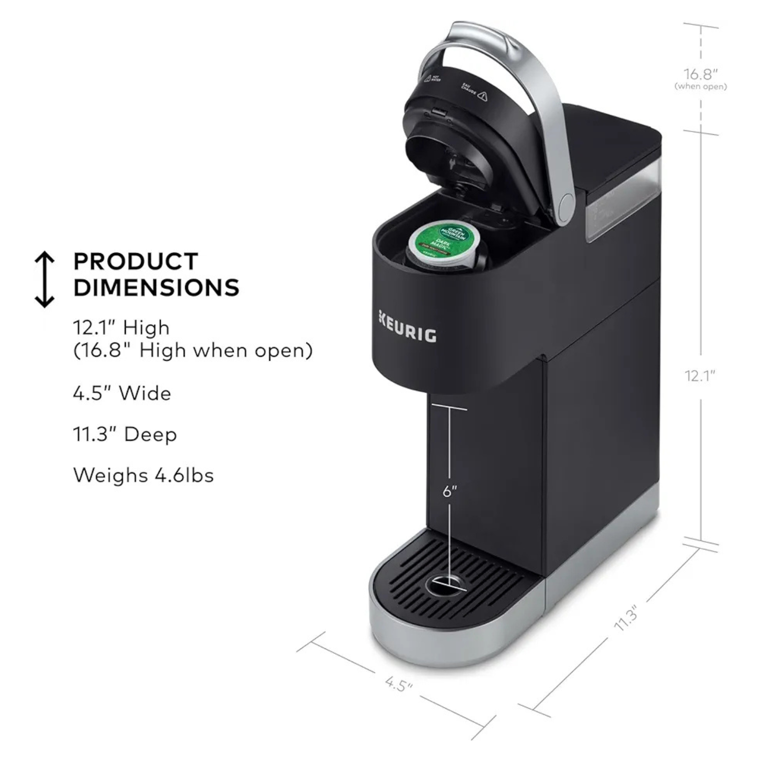 Keurig K-Mini Plus® Cafetera Capsulas.