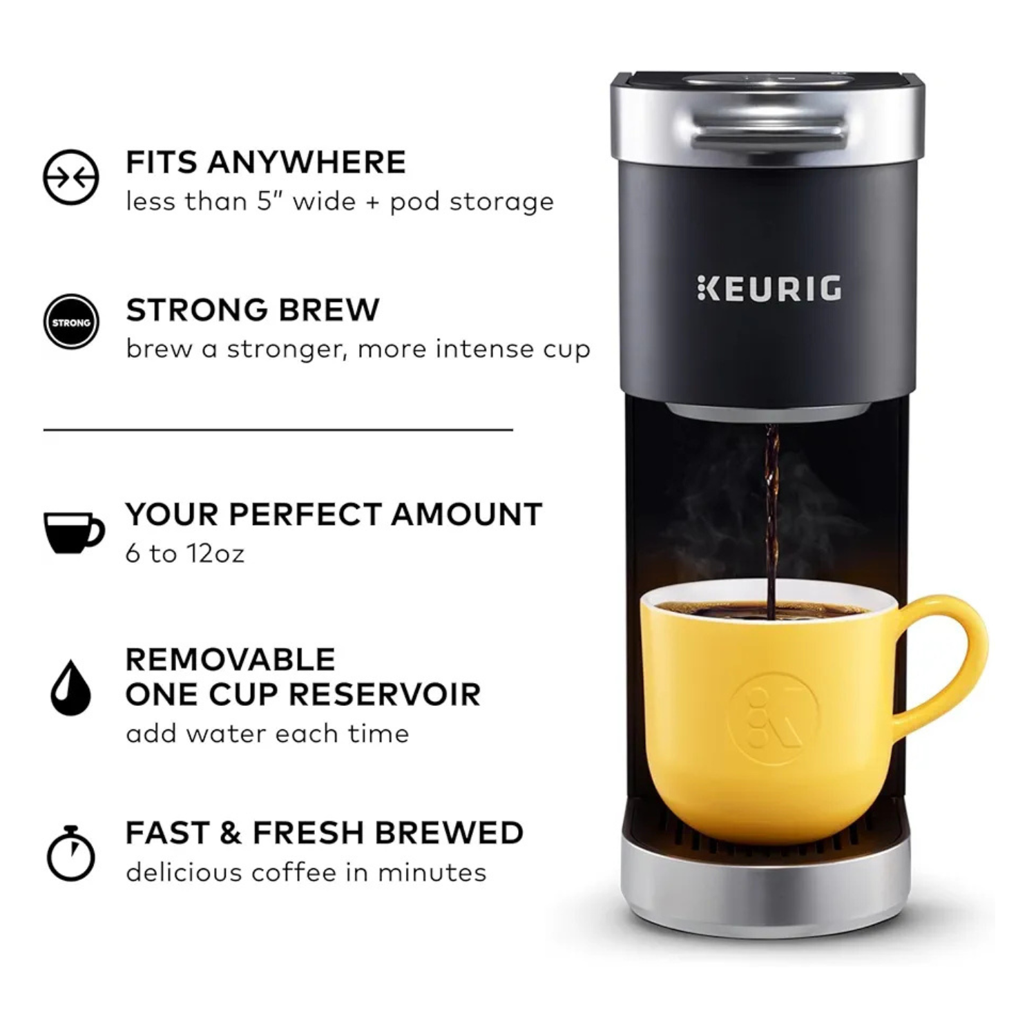 Keurig K-Mini Plus® Cafetera Capsulas.