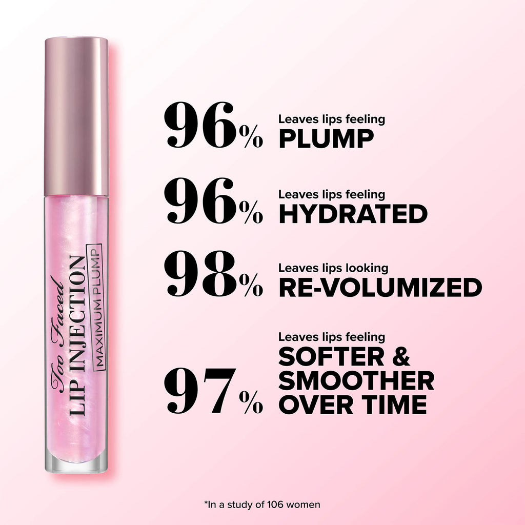 Too Faced Lip Injection Maximum Plump Gloss Voluminizador.