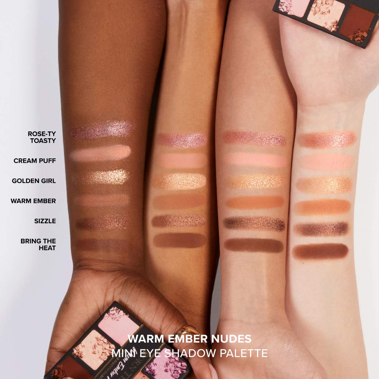 Too Faced Born This Way Palette Mini Warm Ember Nudes.