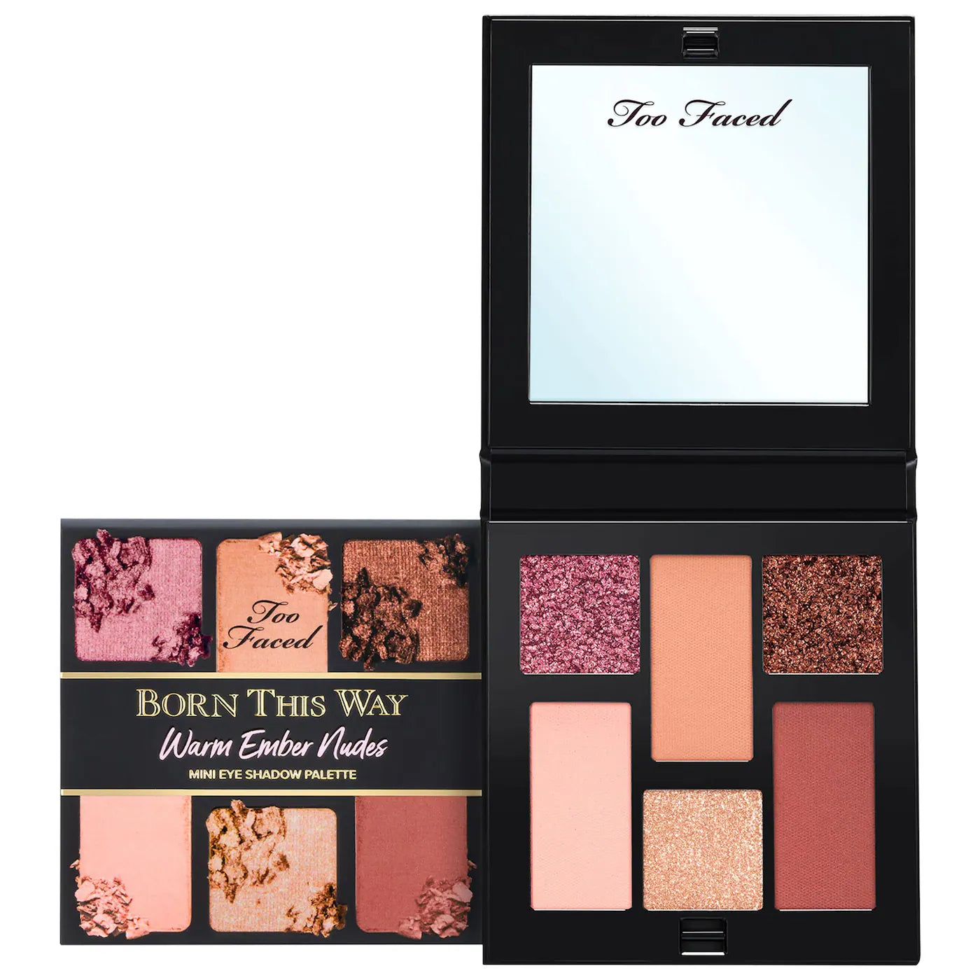 Too Faced Born This Way Palette Mini Warm Ember Nudes.