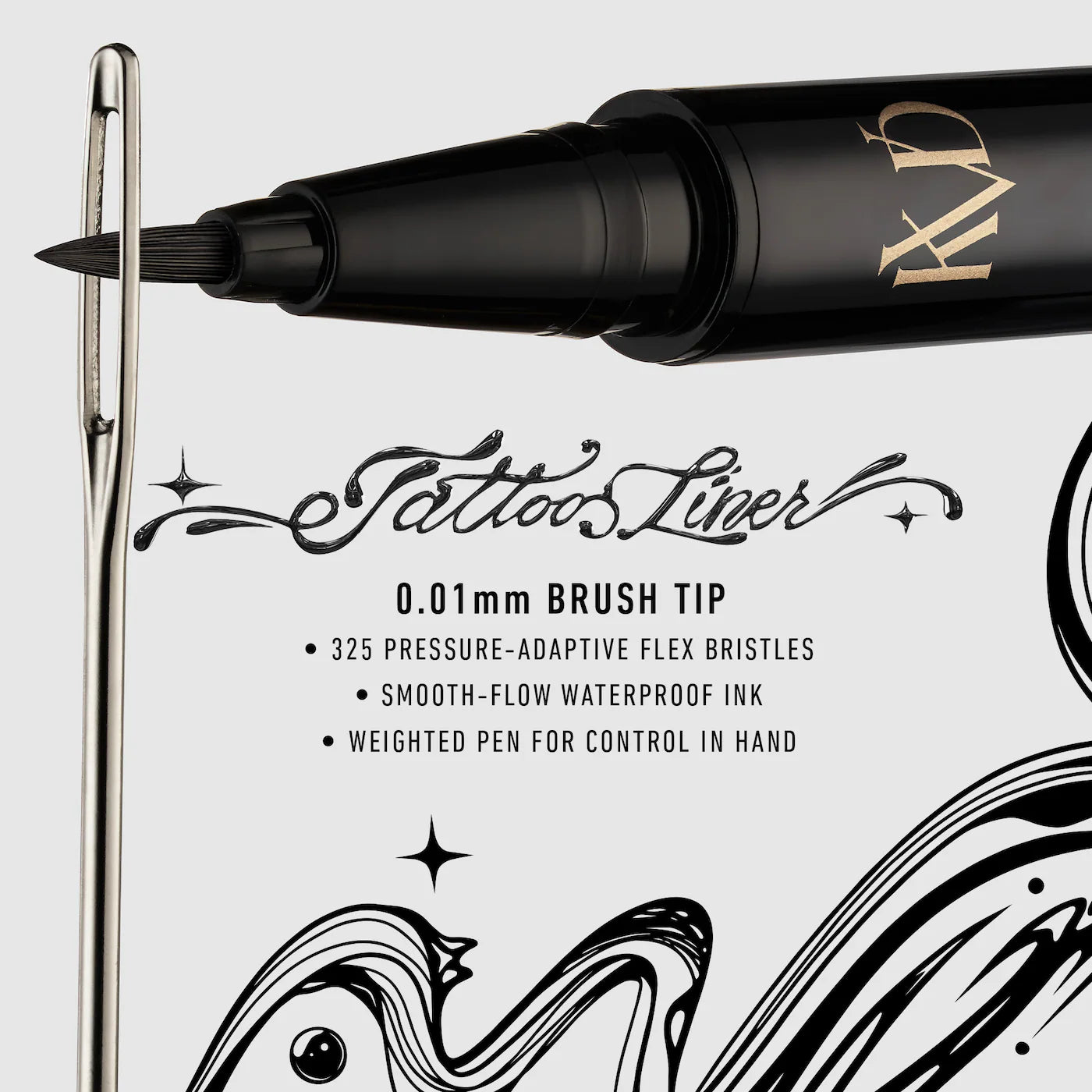 Delineador KVD Beauty Tattoo Liner Waterproof de Extrema Precisión.