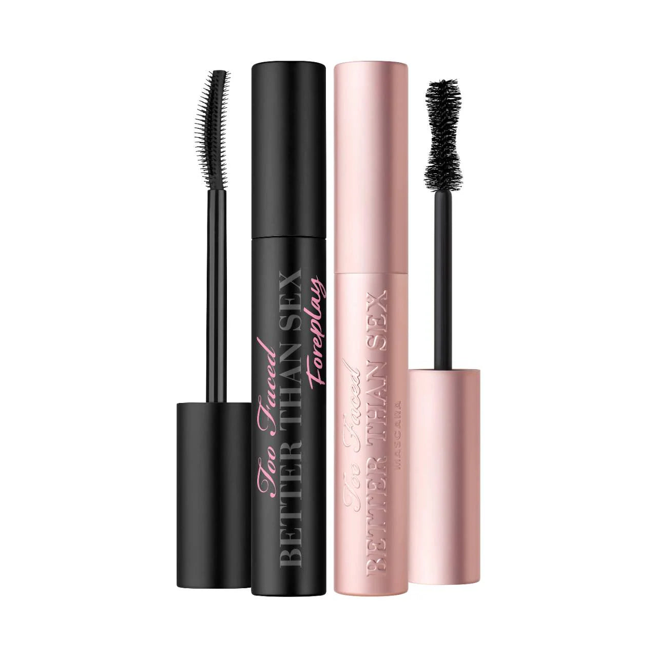 Too Faced Set Better Than Sex Pestañina + Primer  Better Than Sex Foreplay.
