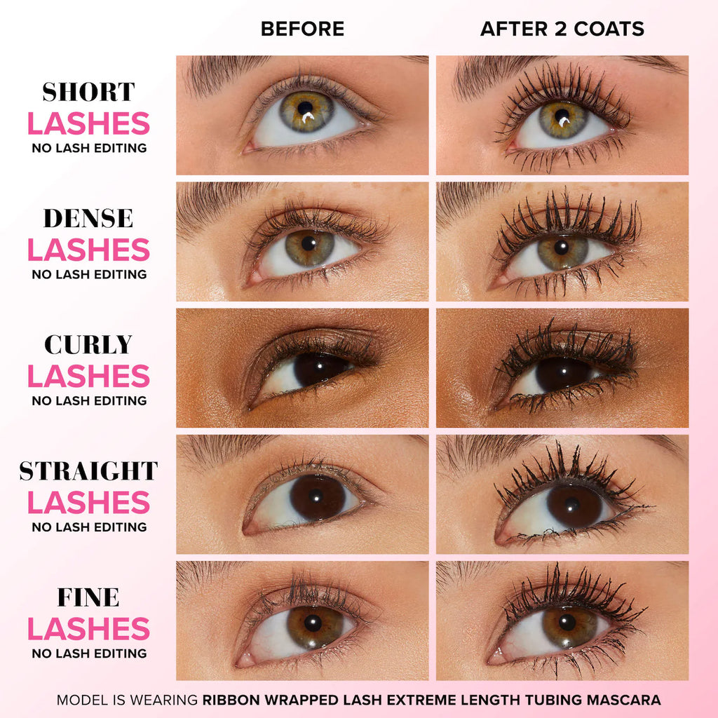 Nueva! Too Faced Ribbon Wrapped Lash Extreme Mascara.