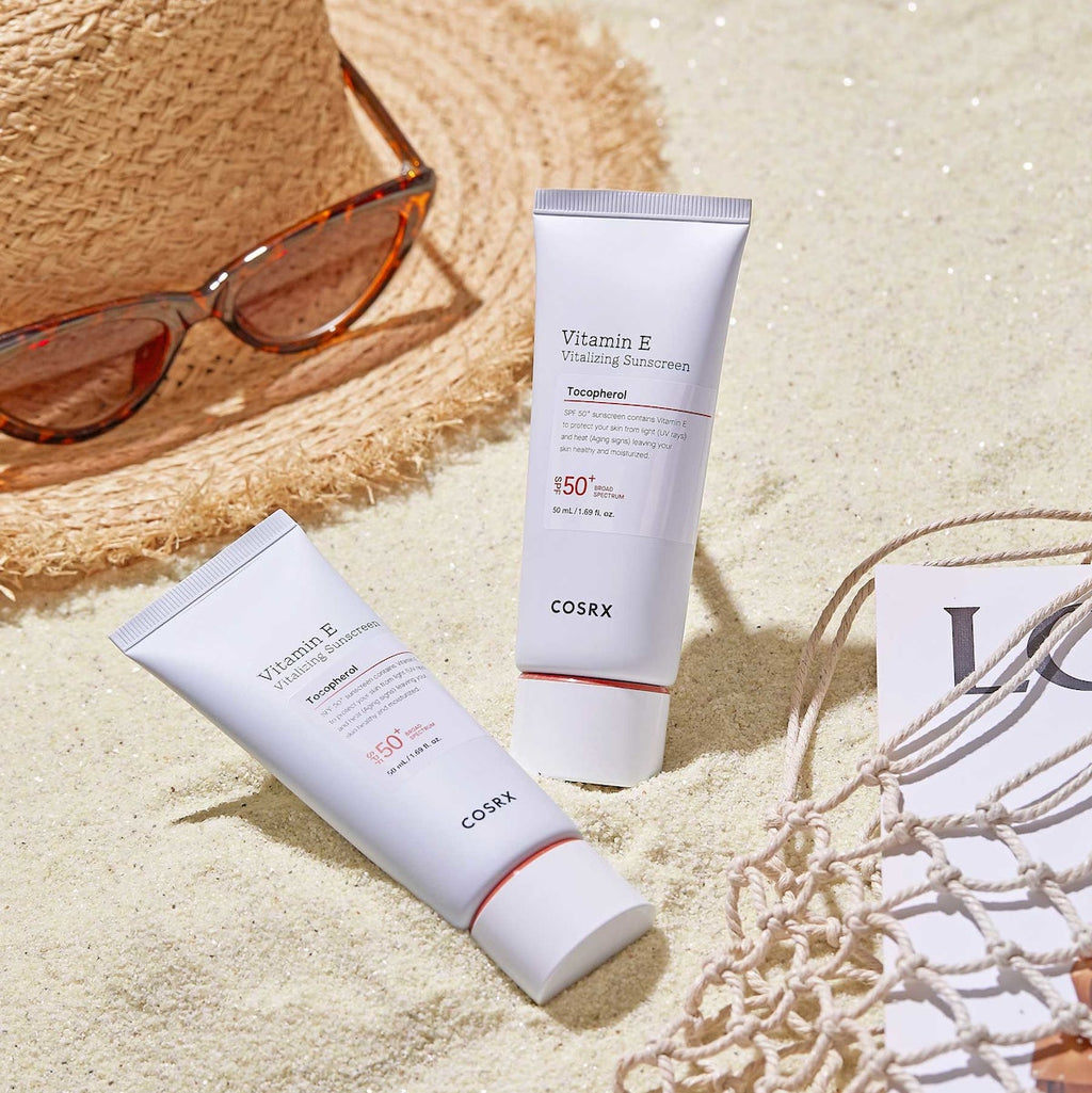 Cosrx SPF50+ Con Vitamina E Protector Solar Vitalizante.